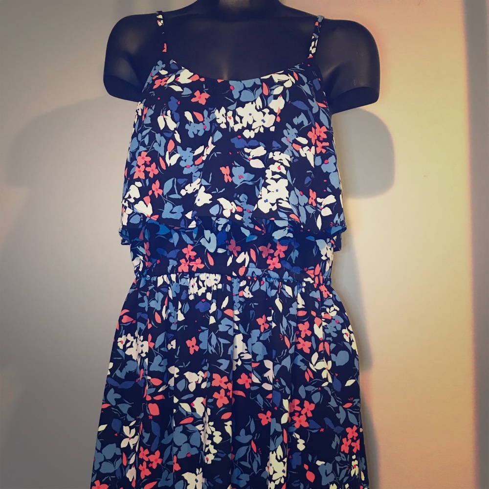 Elle Floral Ruffle Top Dress